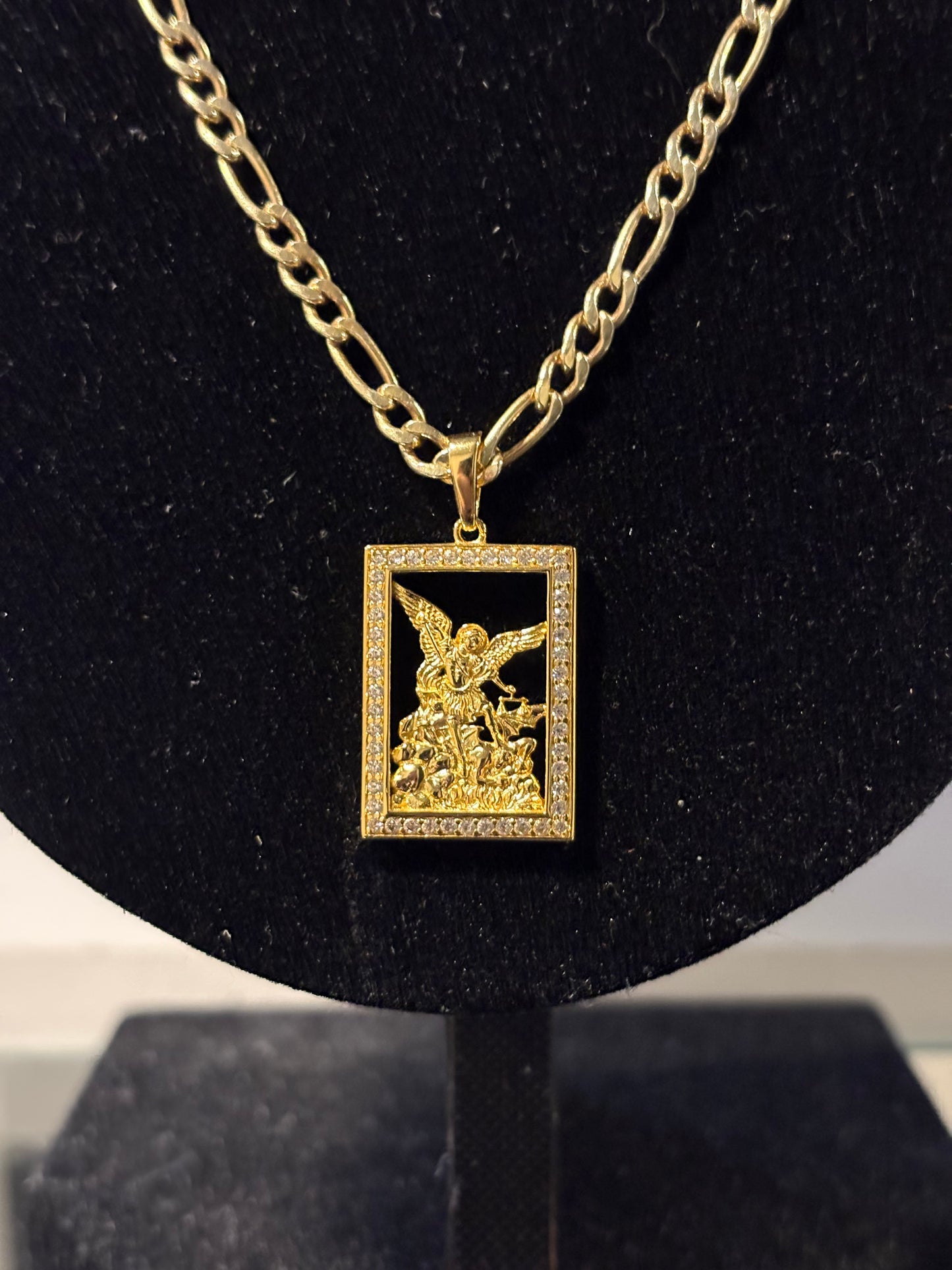 Conjunto San Michael Plata enchapado