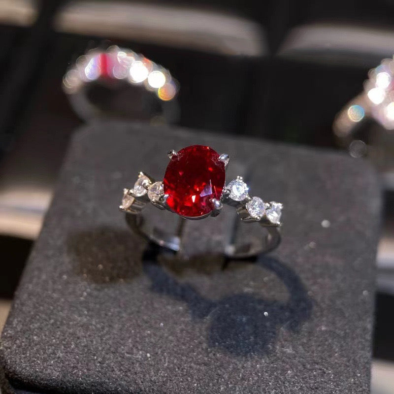 Anillo Sangre Rubi