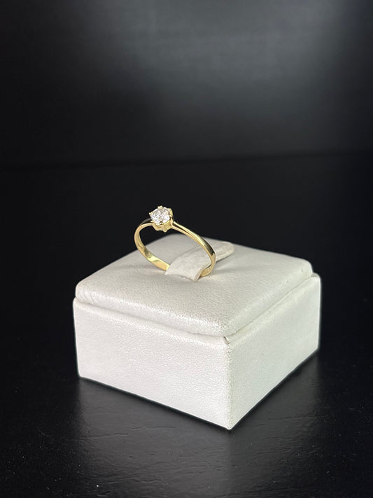 Cintillo 6 puntas Oro 18k