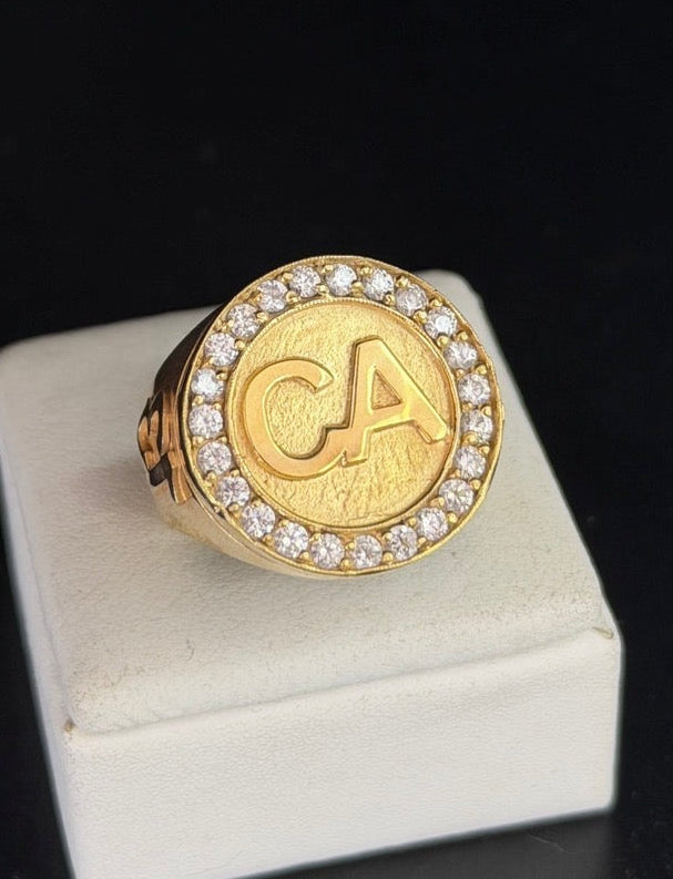 Anillo Imperial Plata Enchapada