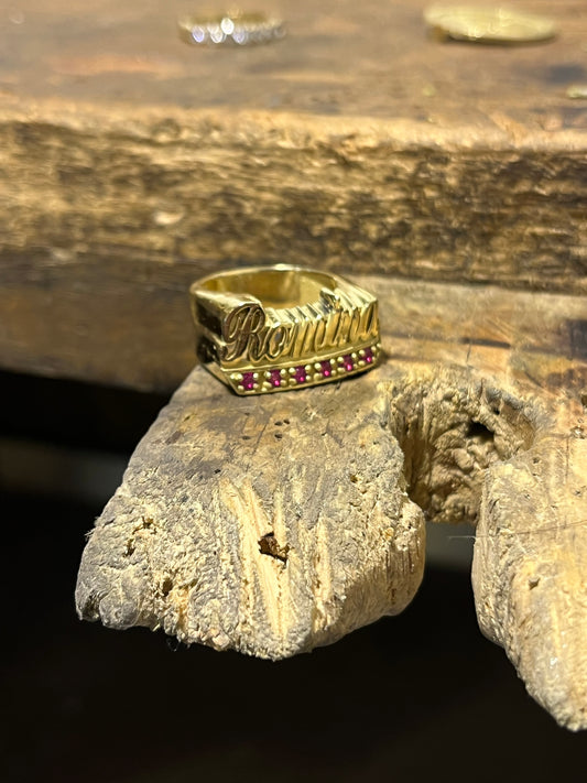 Anillo Nombre (14 a 16g)