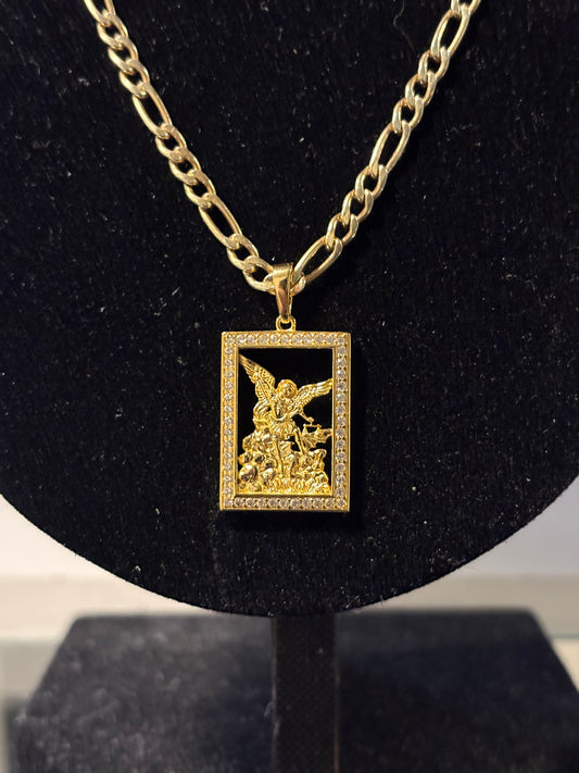 Conjunto San Michael Plata enchapado