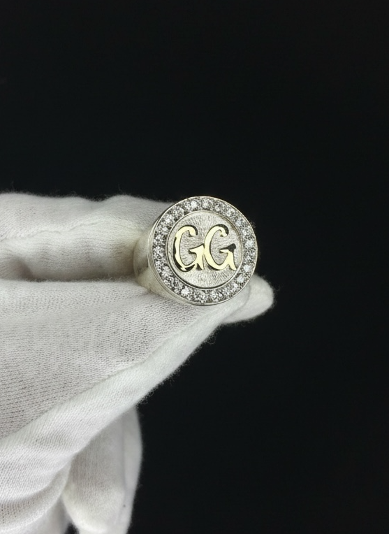 Anillo Imperial Plata Oro 10k