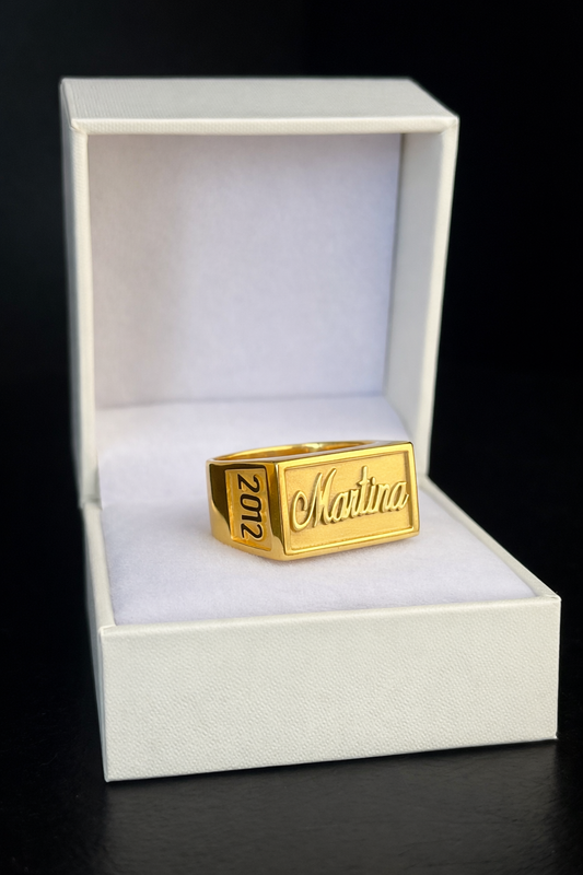 Anillo Nombre tipo Sello