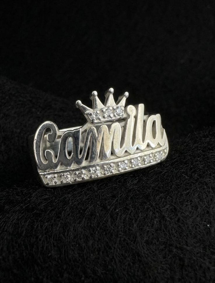 Anillo Nombre Queen