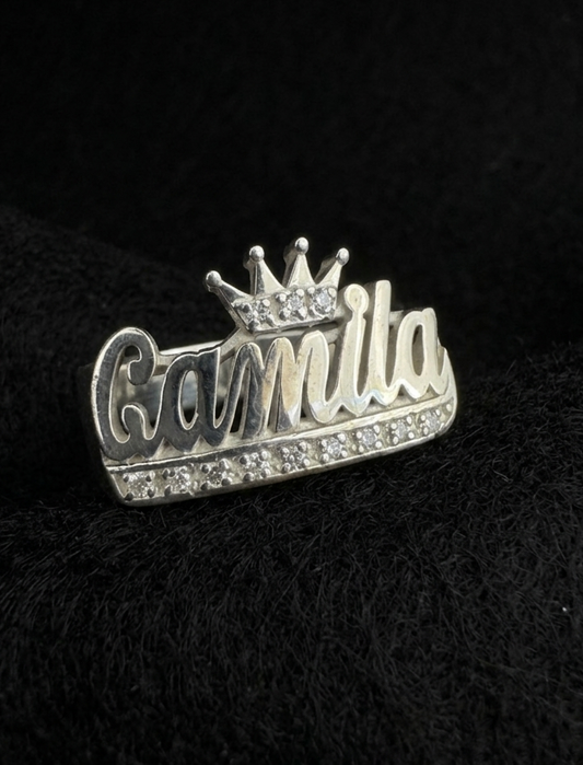 Anillo Nombre Queen