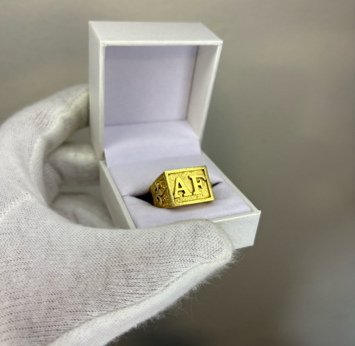 Anillo Mesa Clasico Enchapado