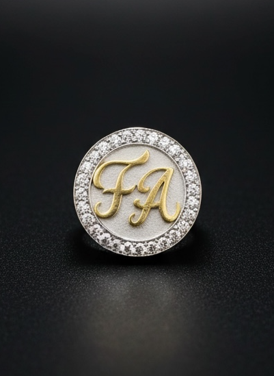 Anillo Imperial XL Plata y Oro 18k