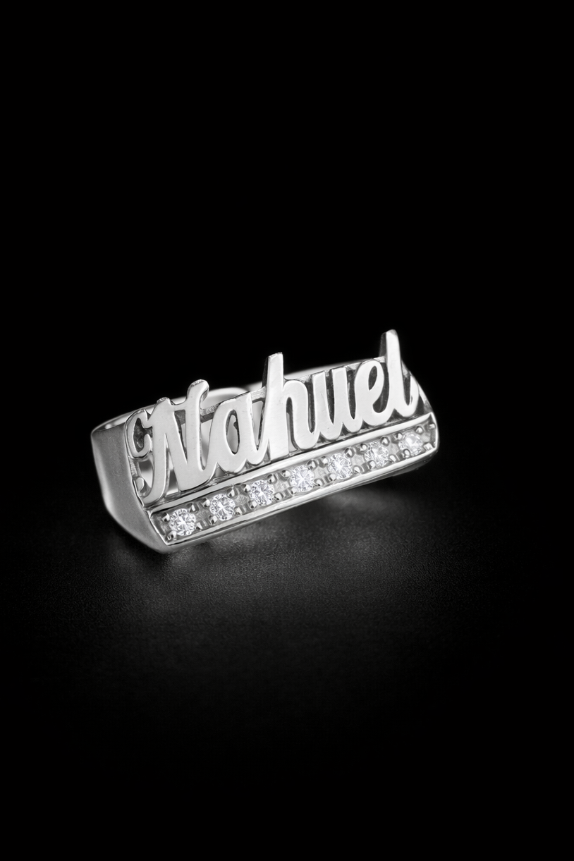 Anillo Nombre Plata