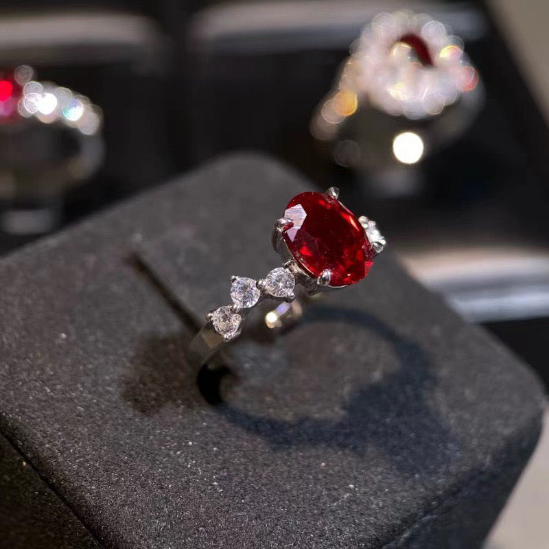 Anillo Sangre Rubi